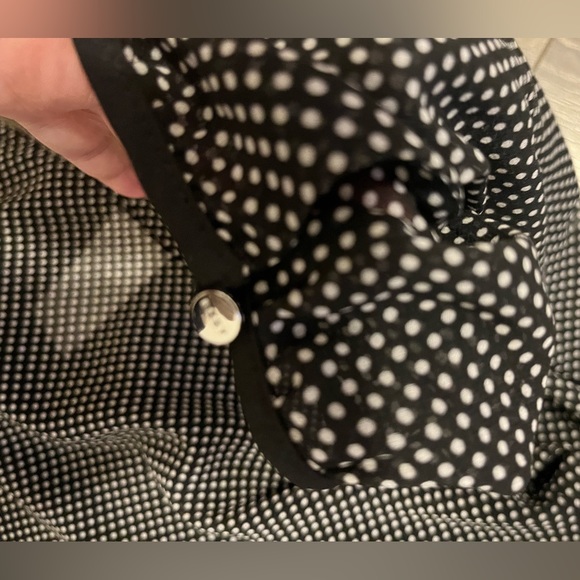 DKNY Polka Dot tunic blouse top XS - Picture 5 of 5